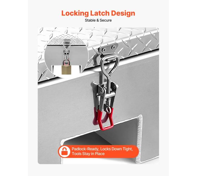 Sunkvežimio lovos aliuminio įrankių dėžė4