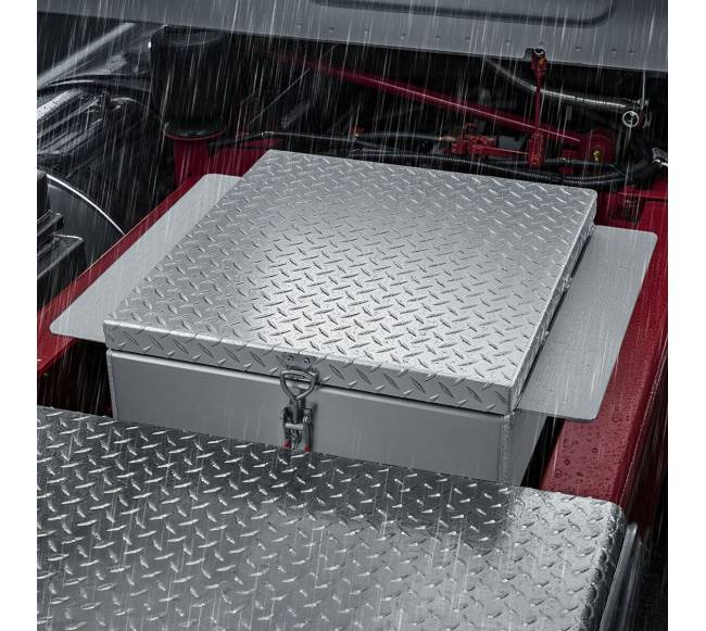 Aliuminė sunkvežimio įrankių dėžė su deimantine plokšte7