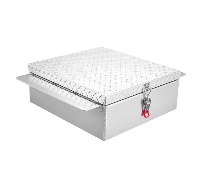 Aliuminė sunkvežimio įrankių dėžė su deimantine plokšte8