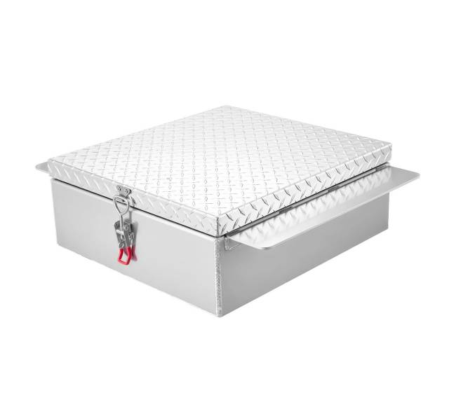 Aliuminė sunkvežimio įrankių dėžė su deimantine plokšte9