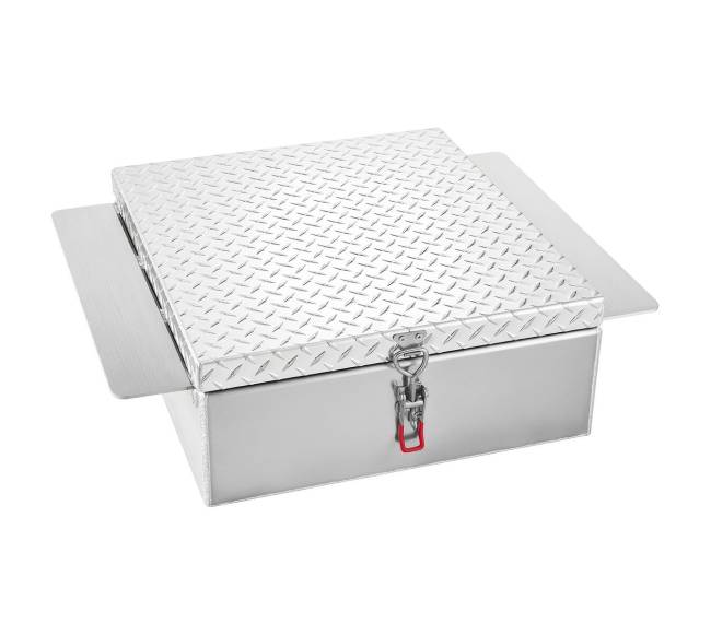 Aliuminė sunkvežimio įrankių dėžė su deimantine plokšte10