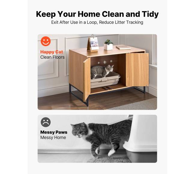 Katės kraiko dėžės baldai, 80 cm spintelė1