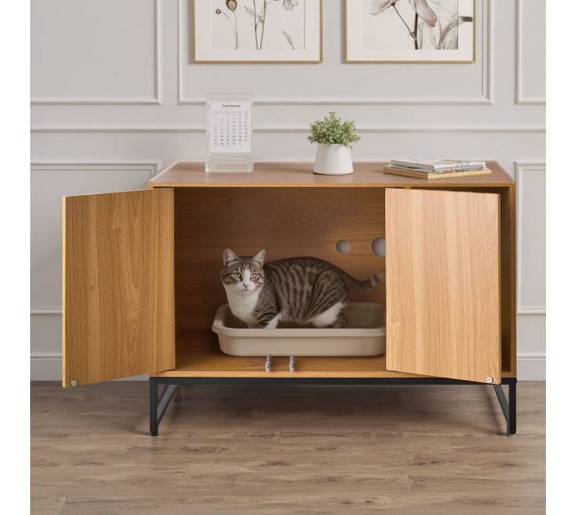 Katės kraiko dėžės baldai, 80 cm spintelė7