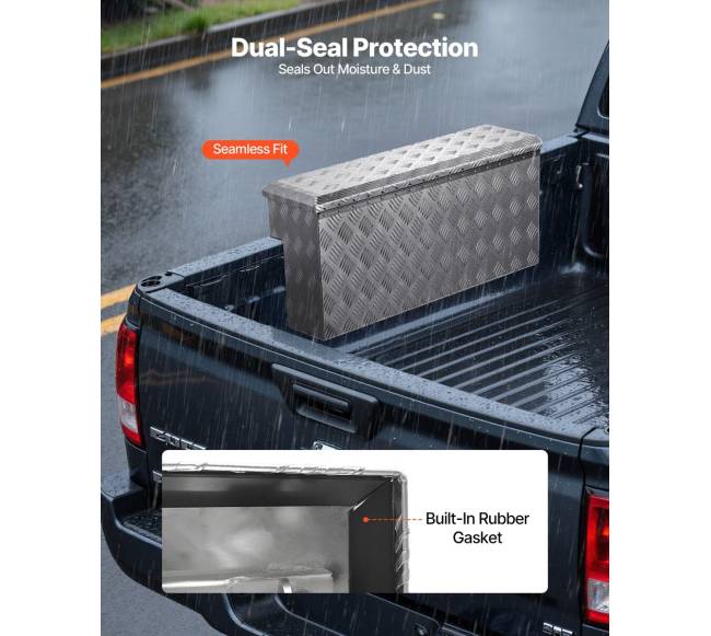 Aliumininė priekabos dėžė įrankiams su užraktu2