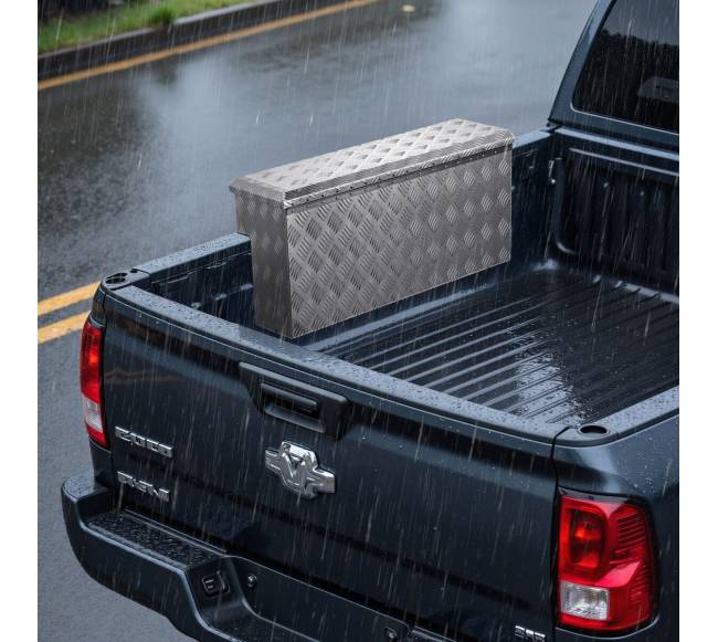 Aliumininė priekabos dėžė įrankiams su užraktu7