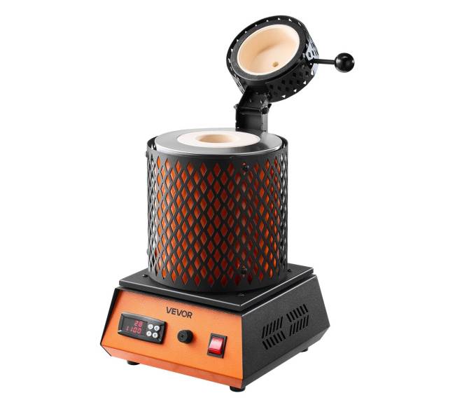 Elektrinė lydymo krosnelė, 1350W, 3kg keraminis tiglis10