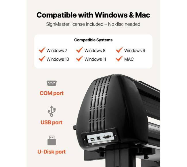 Vinilo pjaustymo mašina 1350 mm2