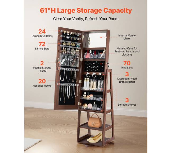 Pasukamas papuošalų kabinetas su veidrodžiu2