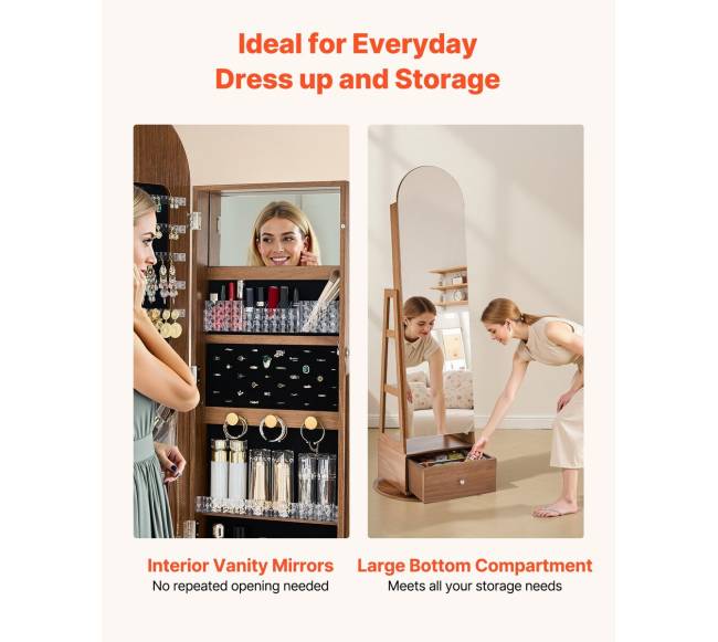 Pasukama papuošalų spinta su veidrodžiu5