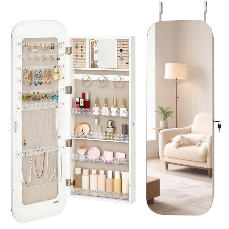 Papuošalų spintelė su veidrodžiu, 1080 mm0