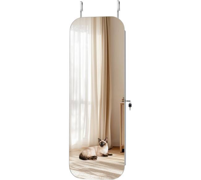 Papuošalų spintelė su veidrodžiu, 1080 mm10