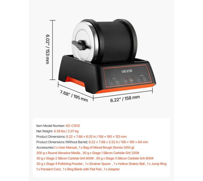 Akmens poliravimo rinkinys su 4 greičiais6