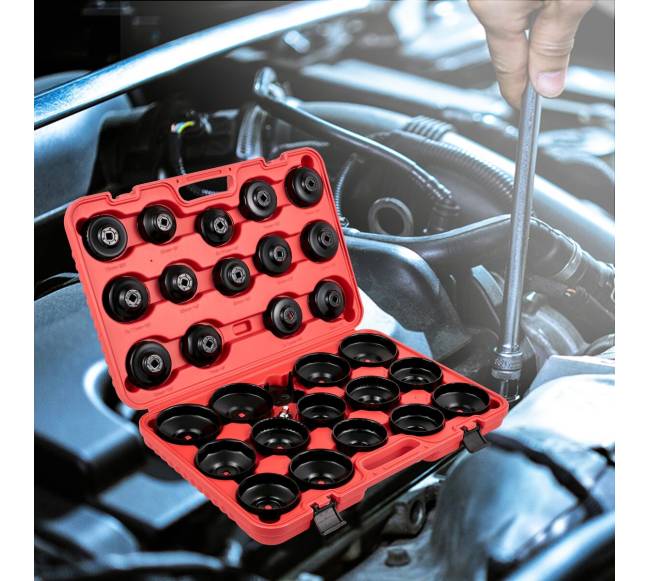 Alyvos filtro raktų rinkinys, 30 dalių7