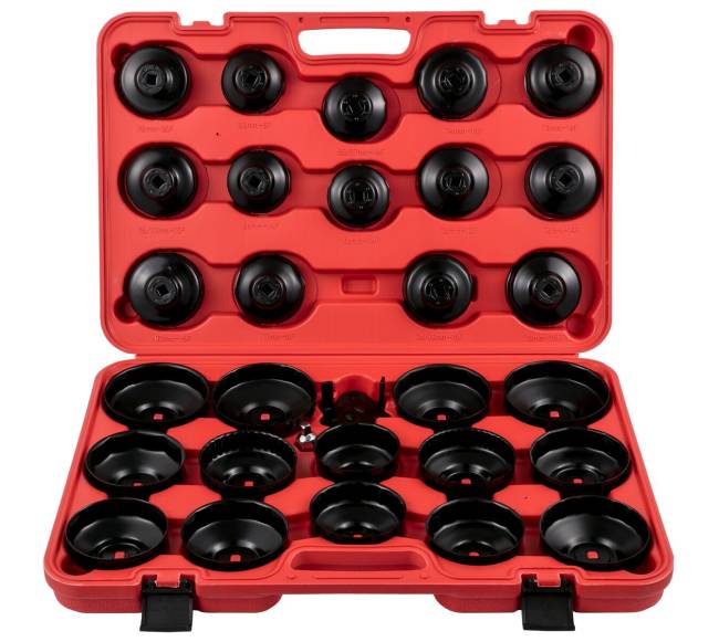 Alyvos filtro raktų rinkinys, 30 dalių8