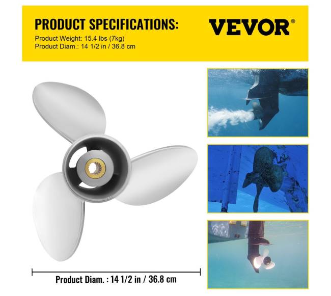 valties propeleris su 3 mentėmis Volvo Penta SX6