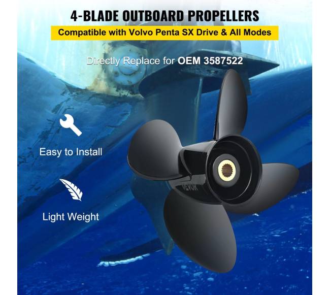 Valties sraigtas, 4-menčių, su 19 dantelių splinu1