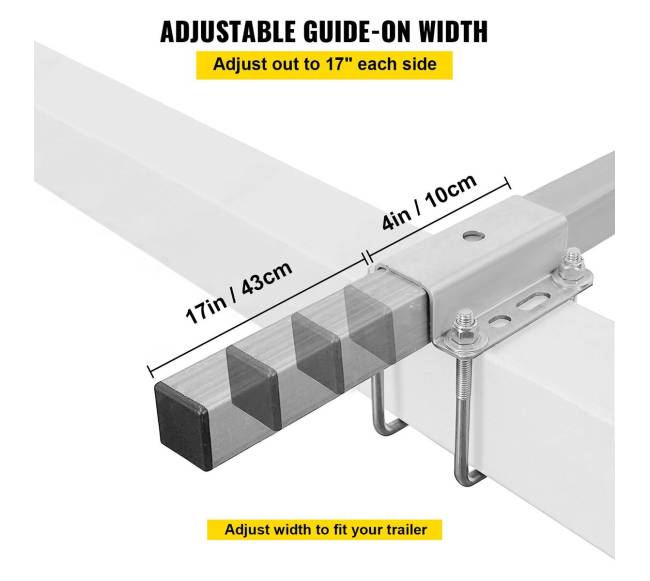 Vandens transporto priemonės priekabos vedimo sistema2