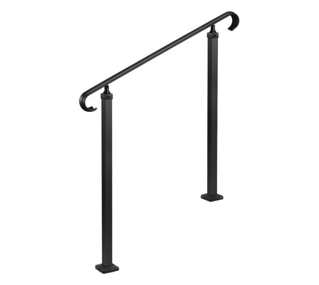 Lauko laiptų turėklai, reguliuojamas aukštis0