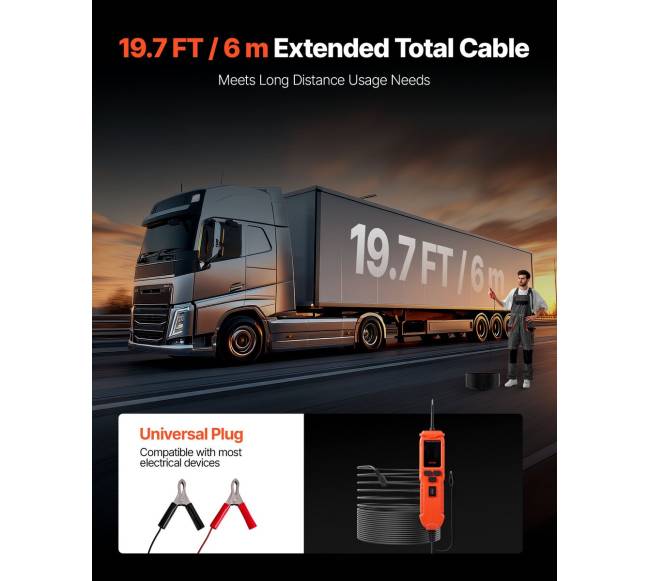 Automobilinis grandinės testeris su TFT ekranu4