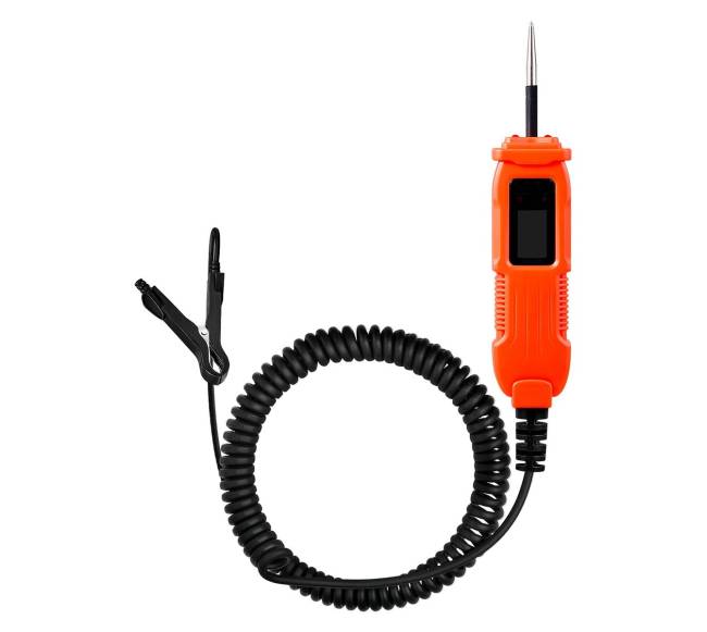 Automobilinis grandinės testeris su LED ekranu0