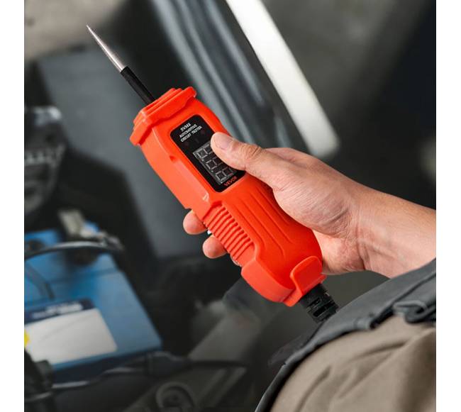 Automobilinis grandinės testeris su LED ekranu7