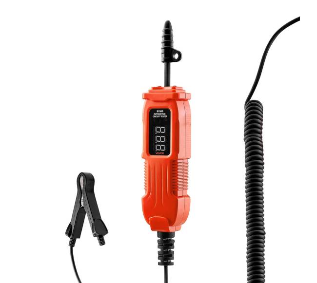 Automobilinis grandinės testeris su LED ekranu8