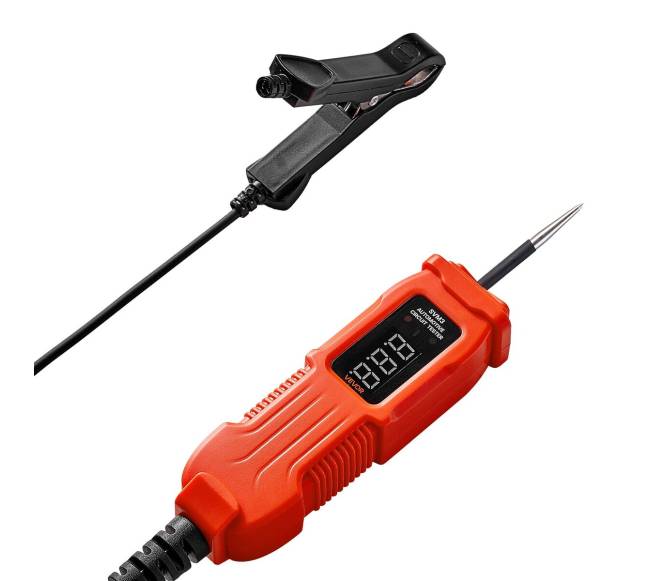 Automobilinis grandinės testeris su LED ekranu9