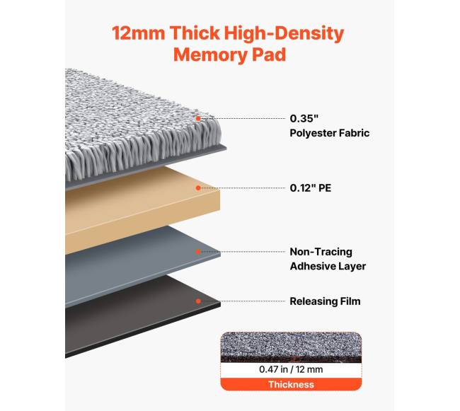 Lipnios kiliminės plytelės 457x457 mm, pilkos2