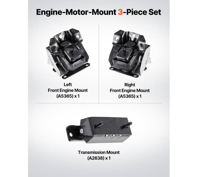 Variklio ir transmisijos tvirtinimo rinkinys Chevrolet Silverado1