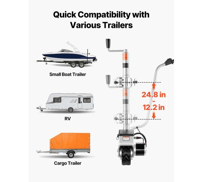 Elektrinė priekabos vilktis, iki 2,5 t4