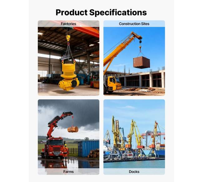 Grandininis stropas, 8 mm x 3 m kėlimo grandinės6