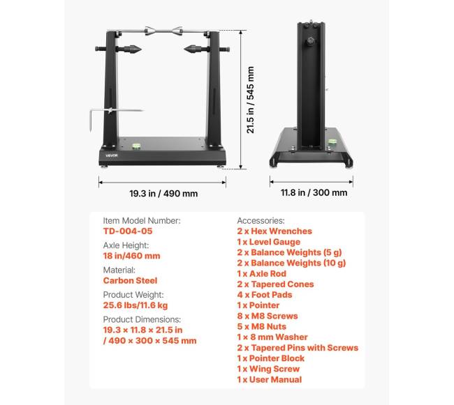 Motociklų rato balansavimo stovas 40 kg6