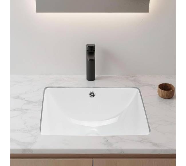 Po stalviršiu montuojama vonios kriauklė 460 x 330 mm7