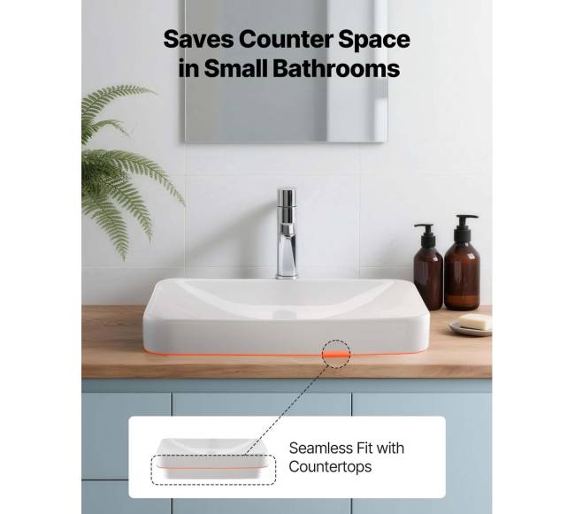 Įleidžiama vonios kriauklė stačiakampio formos1