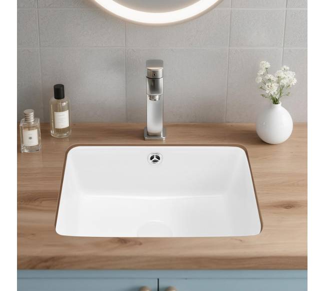 Įmontuojamas vonios praustuvas, 400 x 305 mm7