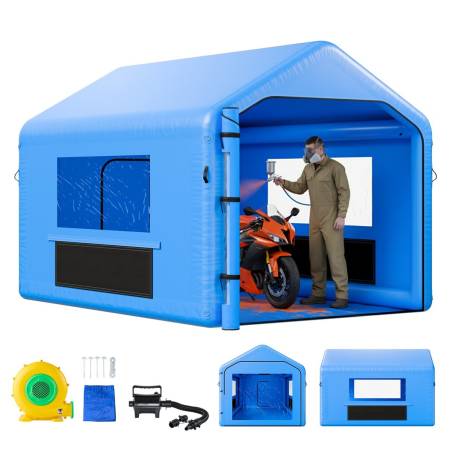 Pripučiamas dažymo paviljonas 4 x 3 x 2.8 m0