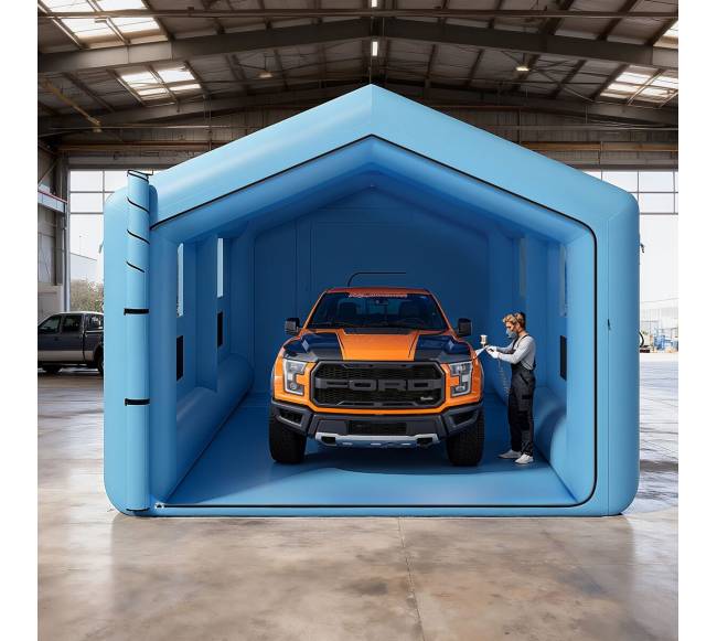 Pripučiamas dažymo paviljonas, 12 x 5 x 4 m7