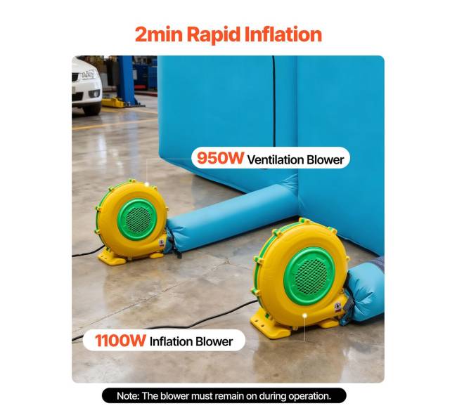 Pripučiama dažymo kabina 10 x 6 x 4 m3