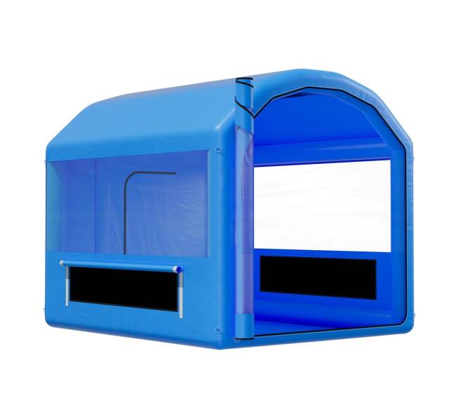 Pripučiamas dažymo paviljonas 3 x 2,5 x 2,5 m9