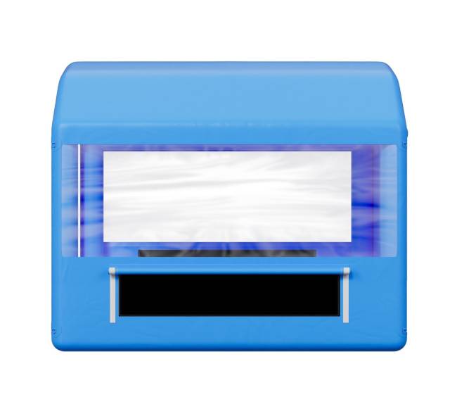 Pripučiamas dažymo paviljonas 3 x 2,5 x 2,5 m10