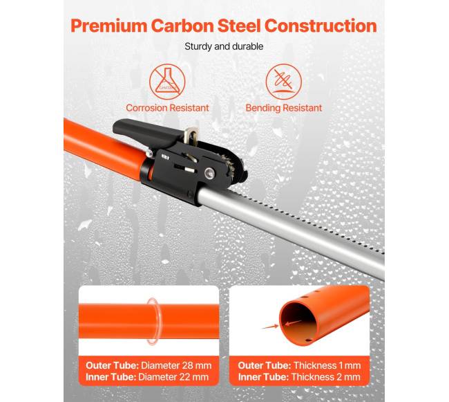 Reguliuojama teleskopinė krovininė atrama3