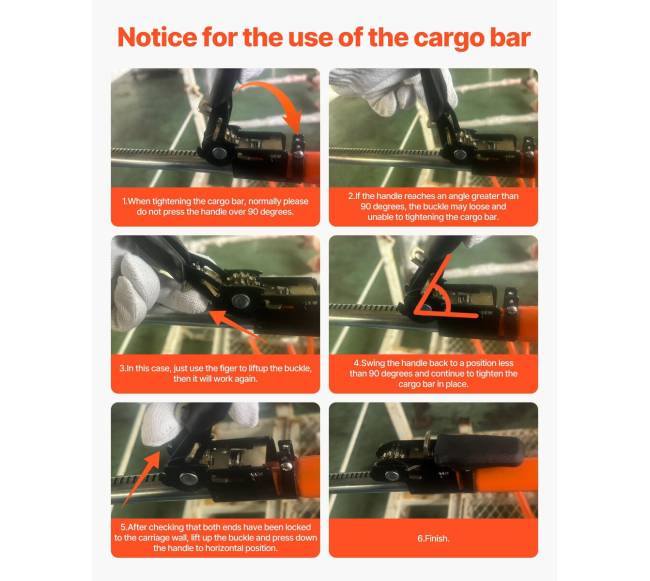 Reguliuojama teleskopinė krovininė atrama6