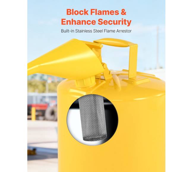 Dieselio saugojimo kanistras su vožtuvu 5