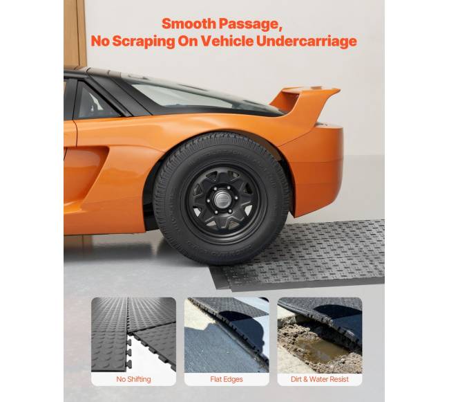 garažo grindų pereinamoji kraštų rinkinys, 15 vnt.1