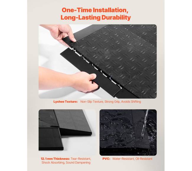 garažo grindų pereinamoji kraštų rinkinys, 15 vnt.2