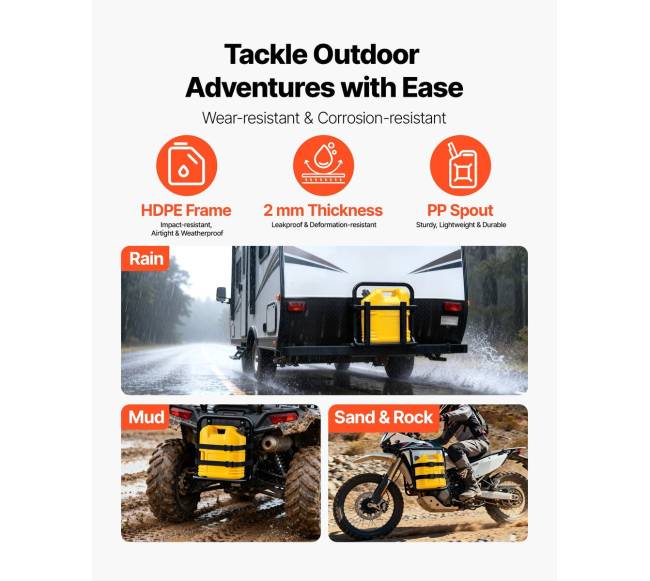 Degalų talpa 19 l su snapu, geltona4