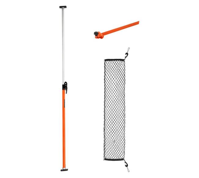 Reguliuojama teleskopinė krovinių atkabinimo juosta0