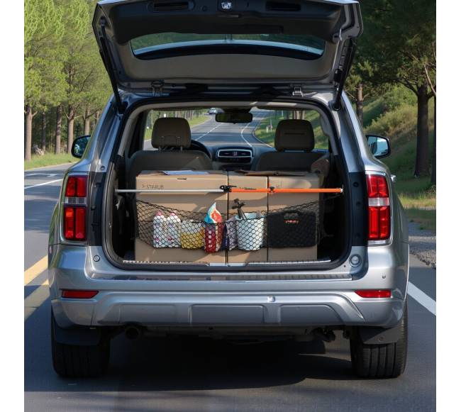 Reguliuojama teleskopinė krovinių atkabinimo juosta7