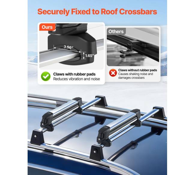 Stogo laikiklis slidėms ar snieglentėms2