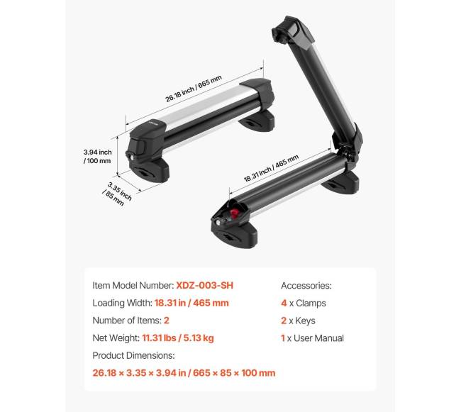 Stogo laikiklis slidėms ar snieglentėms6